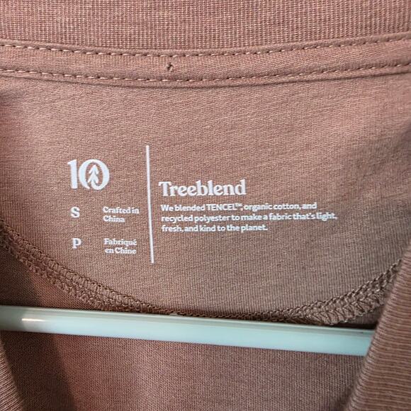 Tentree Treeblend Mens Earth First Short Sleeve Tee Size Small Brown Organic - Picture 3 of 3